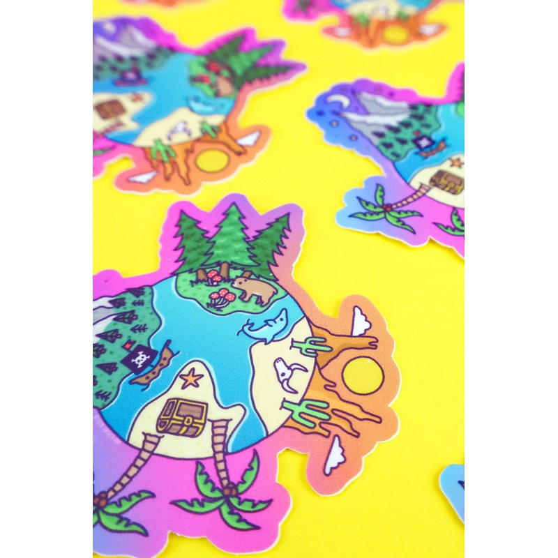 Little Planet Sticker