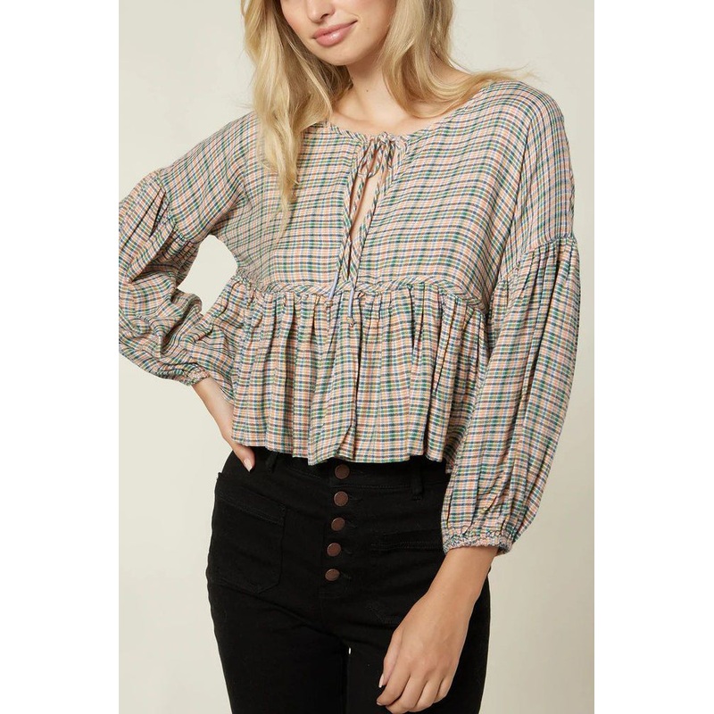 Rosie Plaid Top