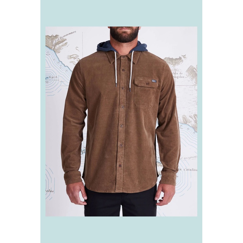 Finback Cord Hood L/S Woven