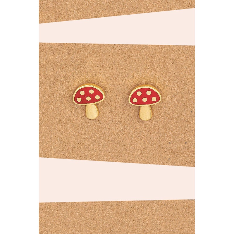 Mushroom Earrings