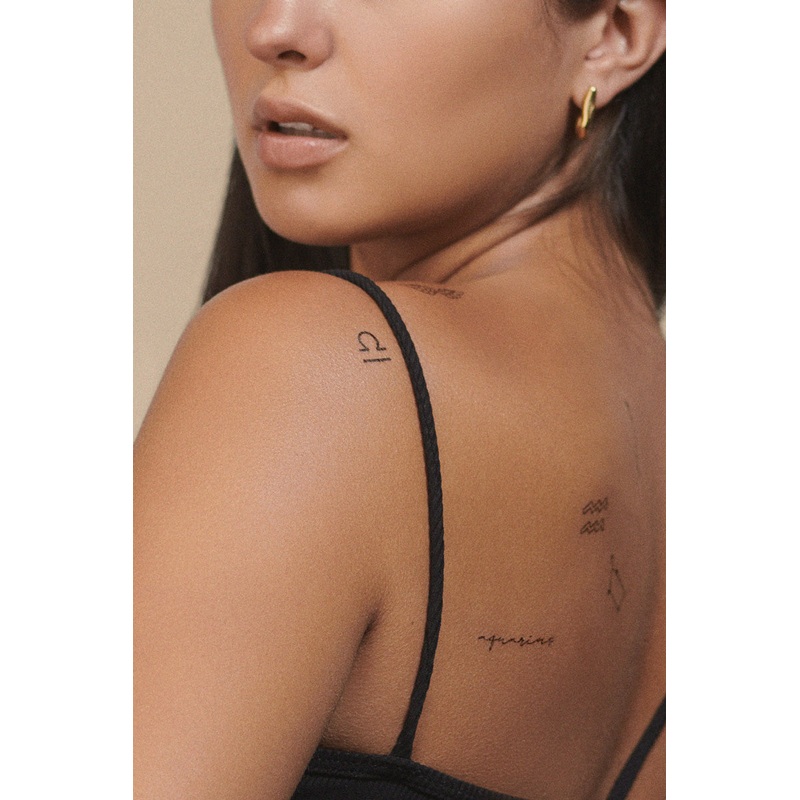 Air Signs Temporary Tattoos