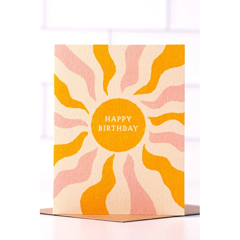 Boho Sun Card