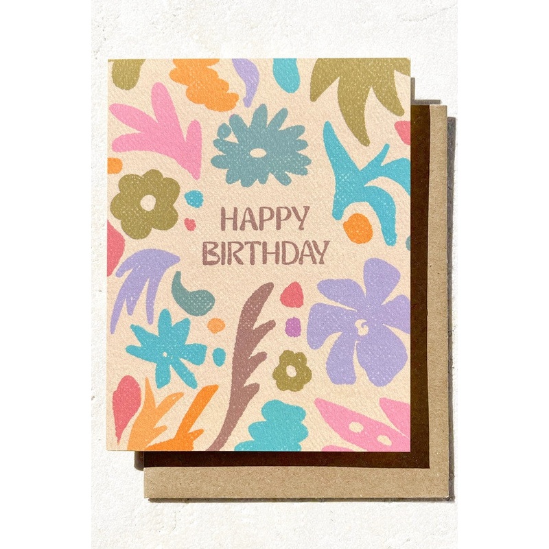 Floral Birthday Card