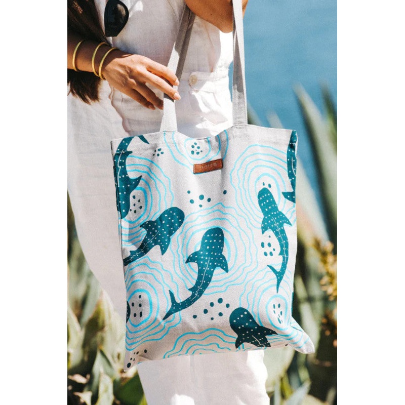 Sandcloud Shark Ripple Tote