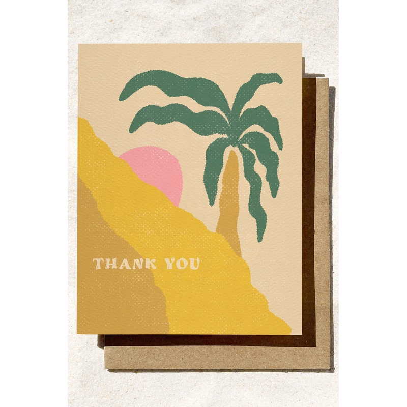 Thank You Palm Tree Card
