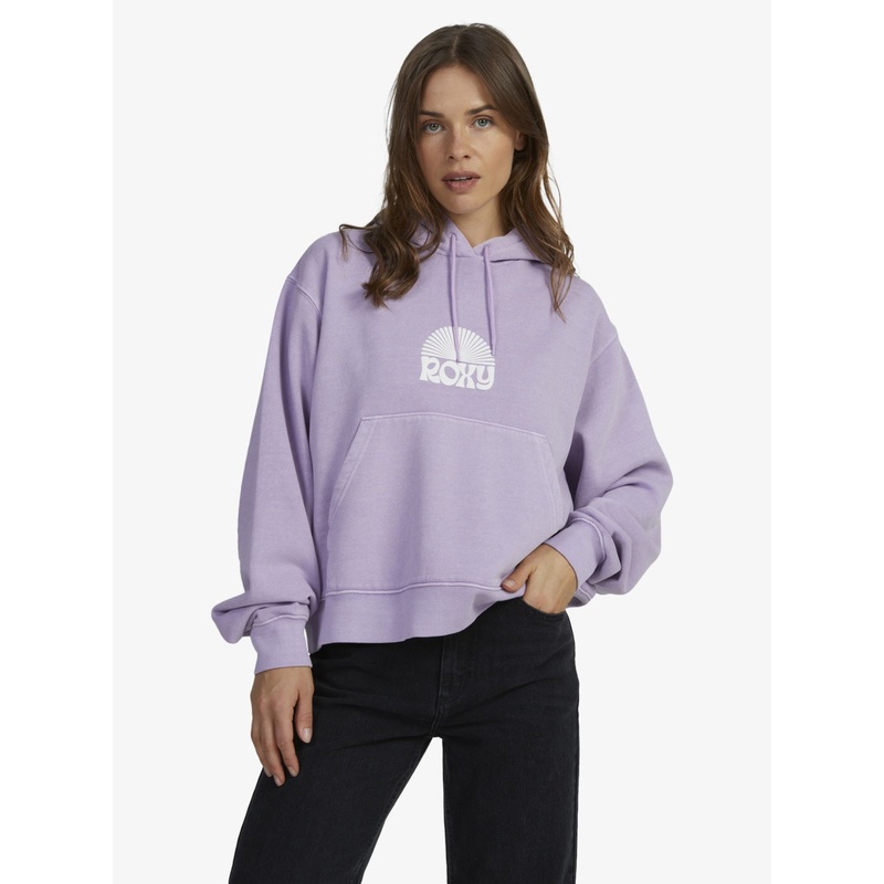 Womens First Day Oversized Pullover Hoodie