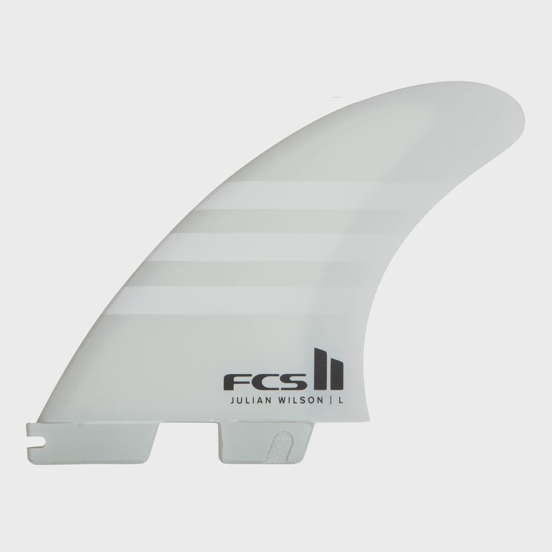 FCS II Julian Wilson Tri Fin Set - White White