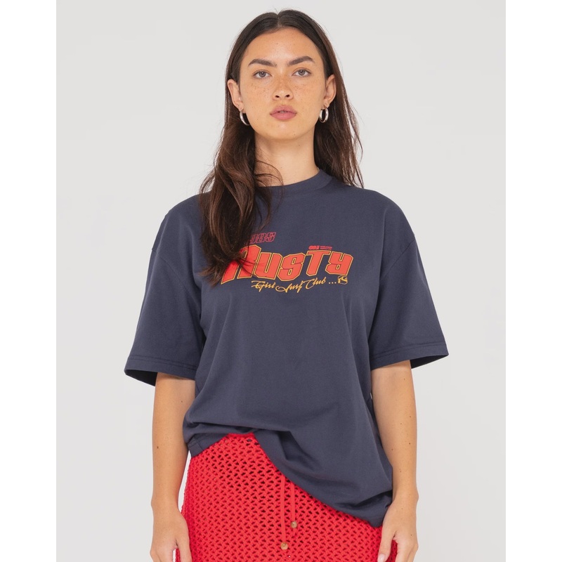 Girls Surf Oversized Graphic Tee