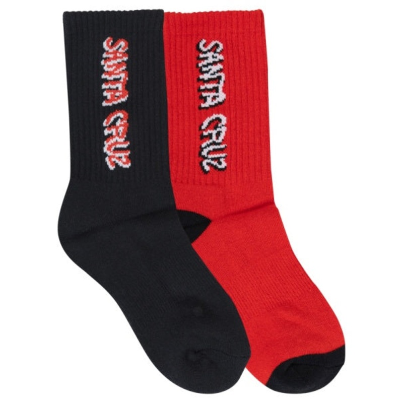 Screaming Wave Strip Crew Sock 2Pk