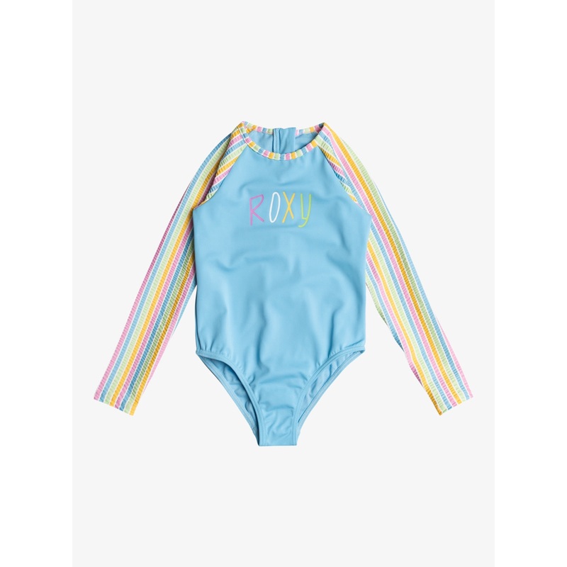 Girls 2-7 Mirage Long Sleeves One-Piece Rashguard