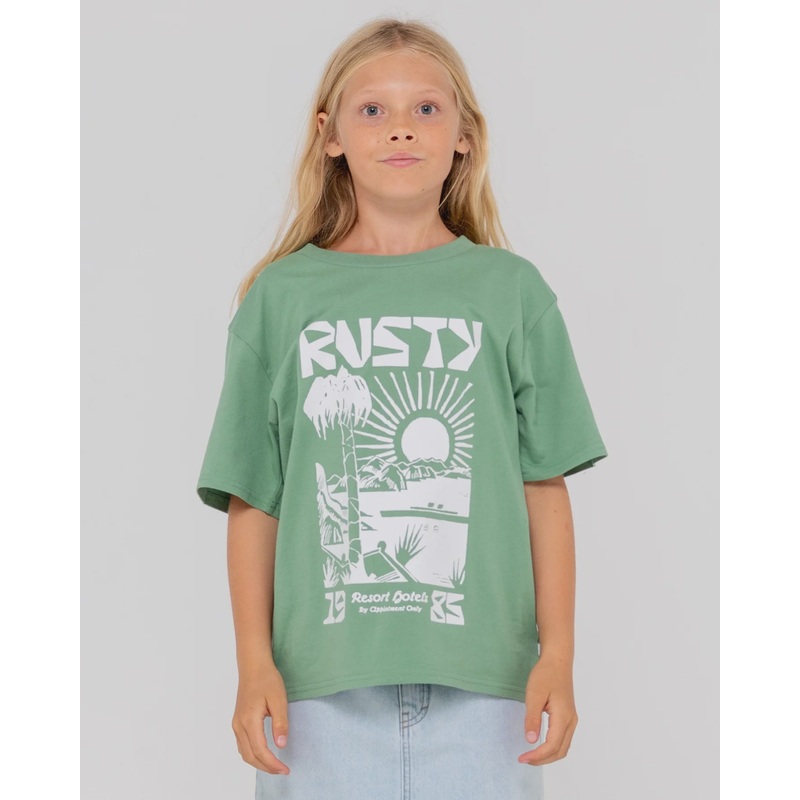 By The Bay Oversized Graphic Tee Girls