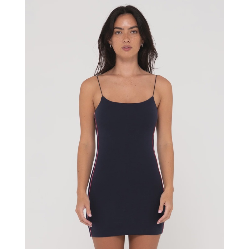 Racer Fitted Mini Dress