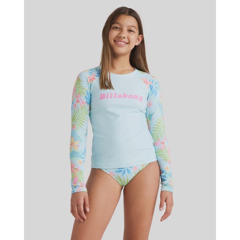 Girls 2-16 In Da Jungle Rash Vest Set