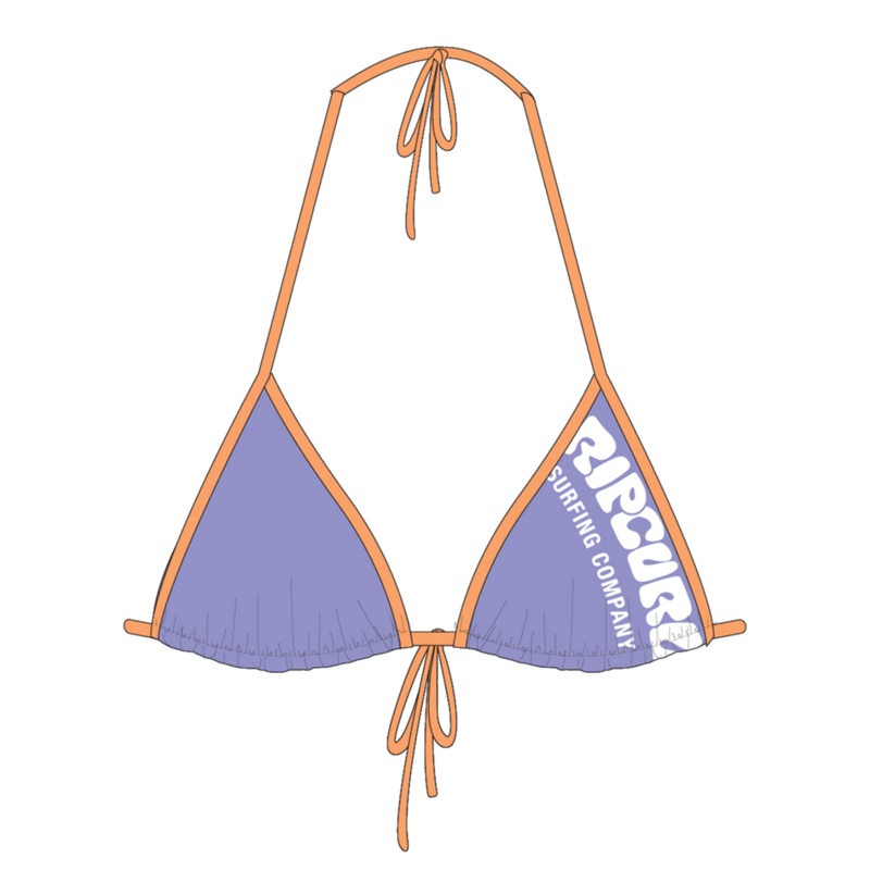 Surf Puff Sliding Tri Bikini Top