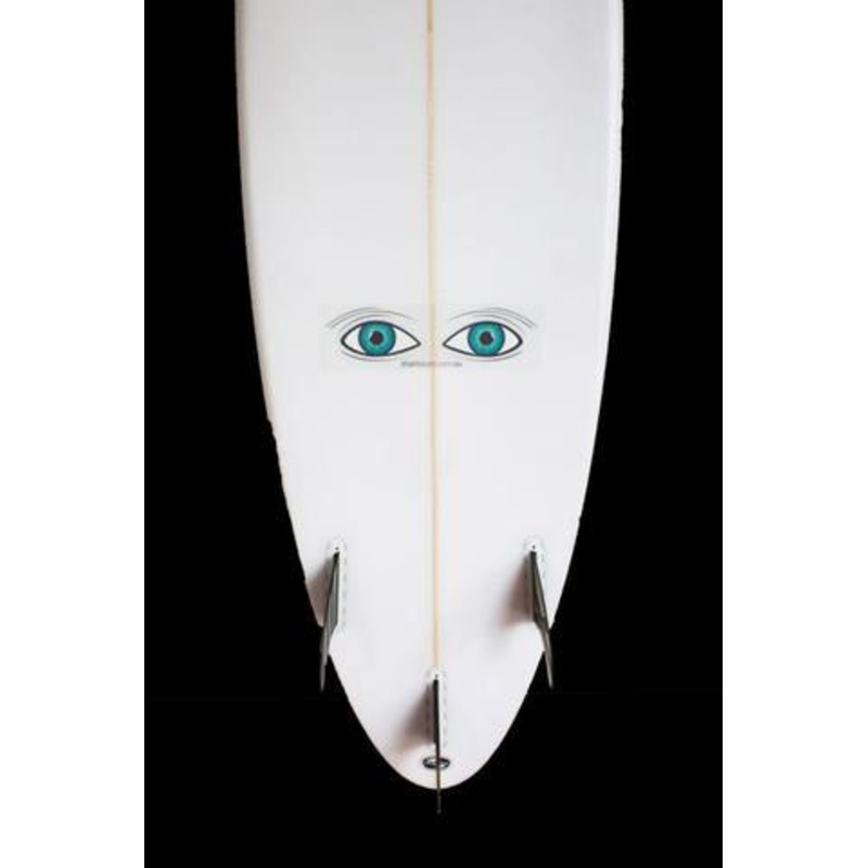 Shark Eyes Medium Clear Decal