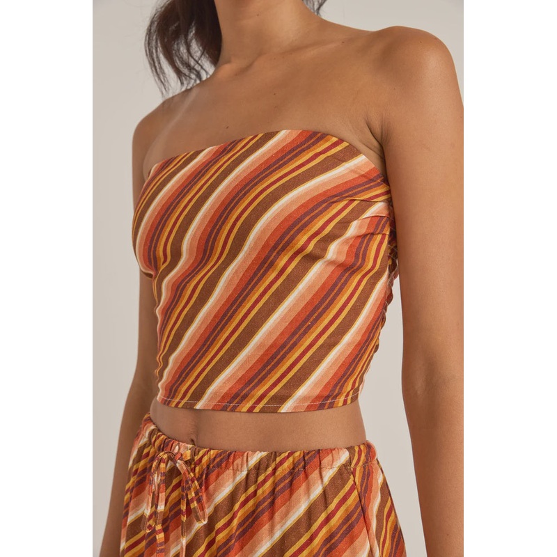 Chica Stripe Strapless Top