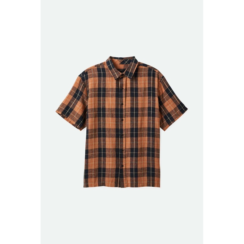 Cru Linen Blend Relaxed S/S Woven Shirt