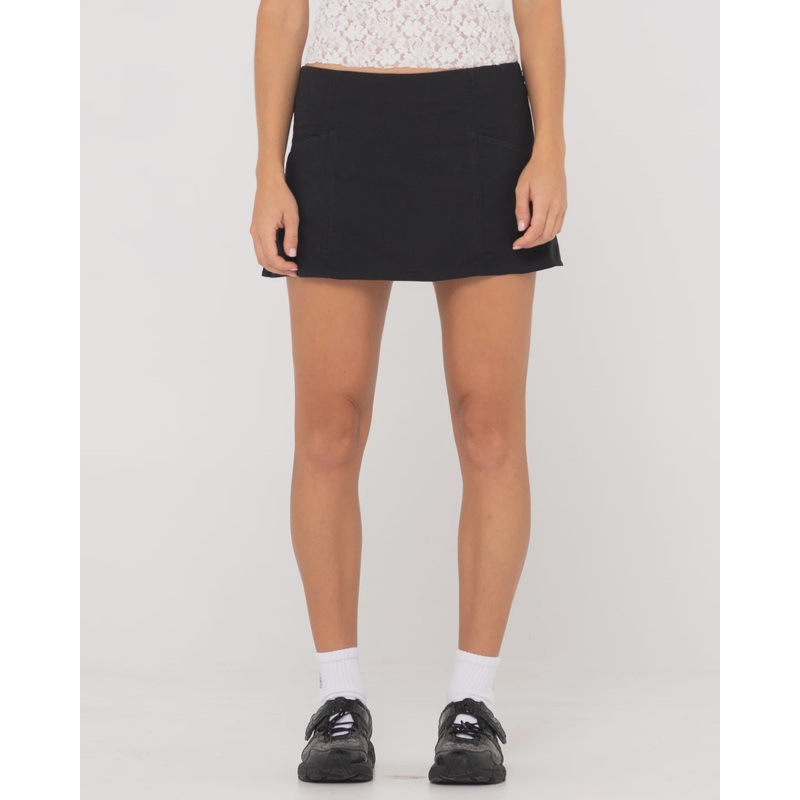 Percy Plaid Low Rise Mini Skirt