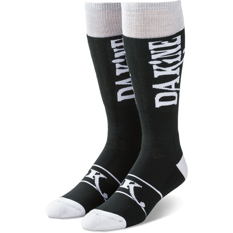 Dakine Freeride Snow Socks - Black White