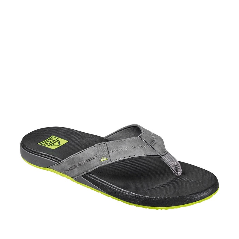 Reef Cushion Phantom Flip Flops  - Black/Lime