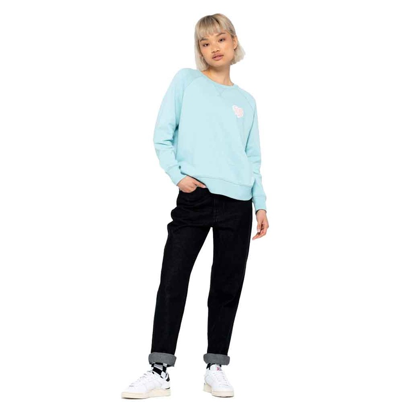 Santa Cruz Womens Heart Dot Check Crew Sweatshirt
