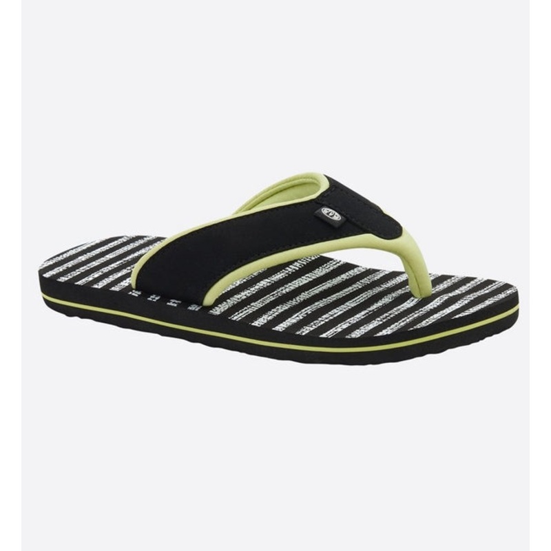 Animal Womens Swish AOP Flip Flops  - Sunshine Green