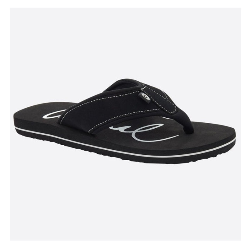 Animal Womens Swish Logo Flip Flops  - Black