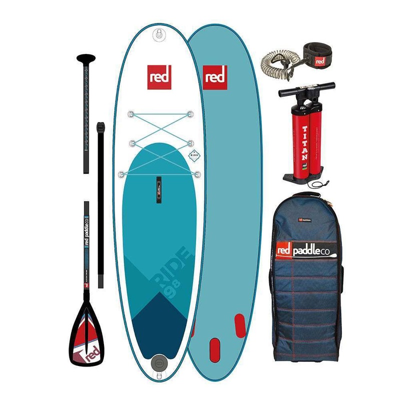 Red Paddle Ride 9'8 Inflatable Paddle Board -2020 with Carbon 50 Paddle
