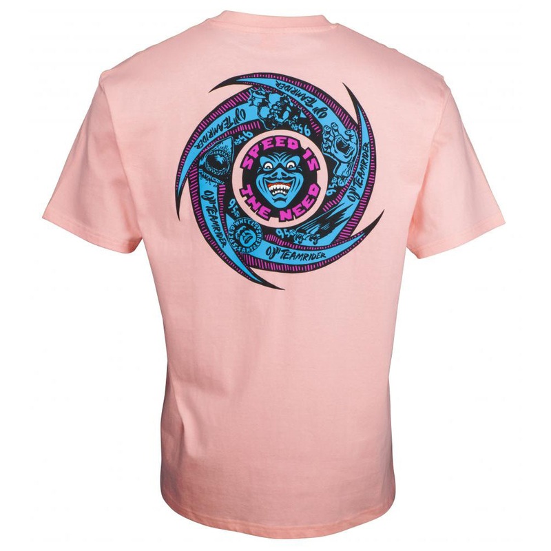 Santa Cruz Speed Wheels Faces T-Shirt