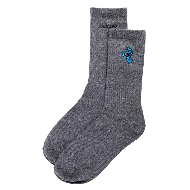Santa Cruz Screaming Mini Hand Socks - Athletic Heather