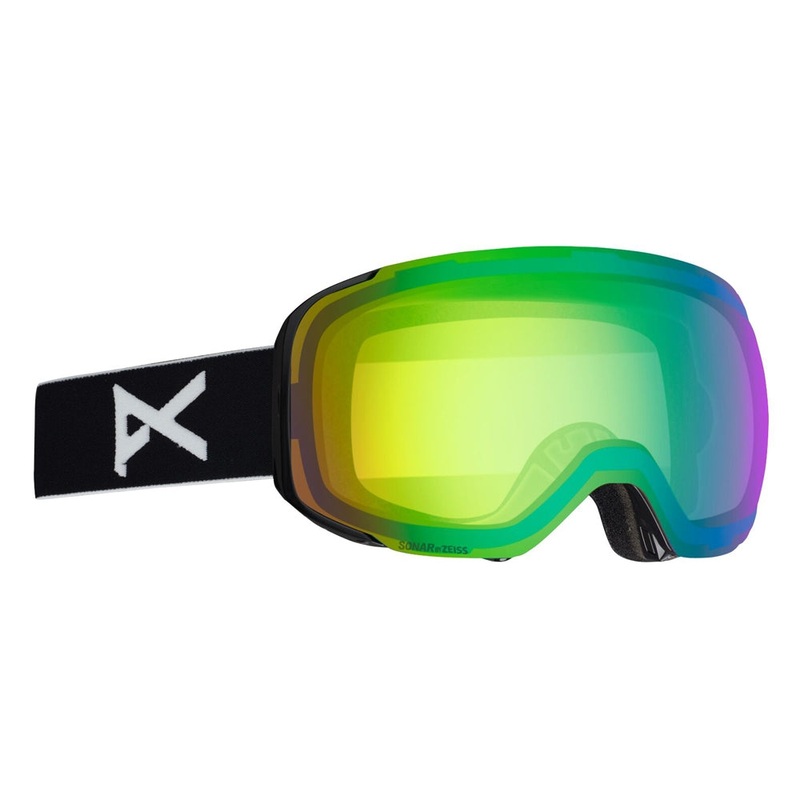 Anon M2 Snowboard/Ski Goggles With Spare Lens  - Black/Sonar Gree