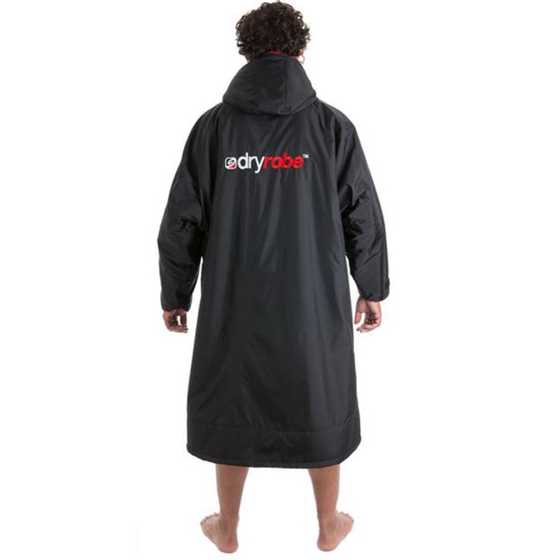 Dryrobe Advance Long Sleeve - Black Red XLarge