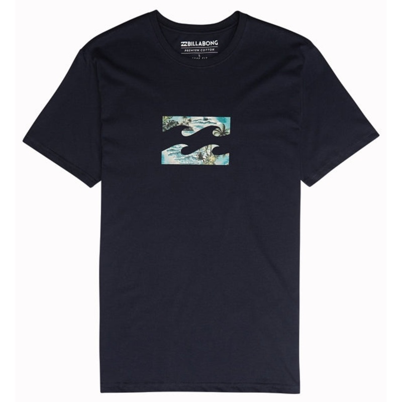Billabong Team Wave Team T Shirt Navy
