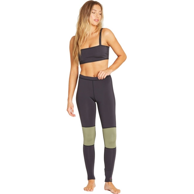 Billabong Womens 1mm Neoprene Sea Legs  - Black Olive