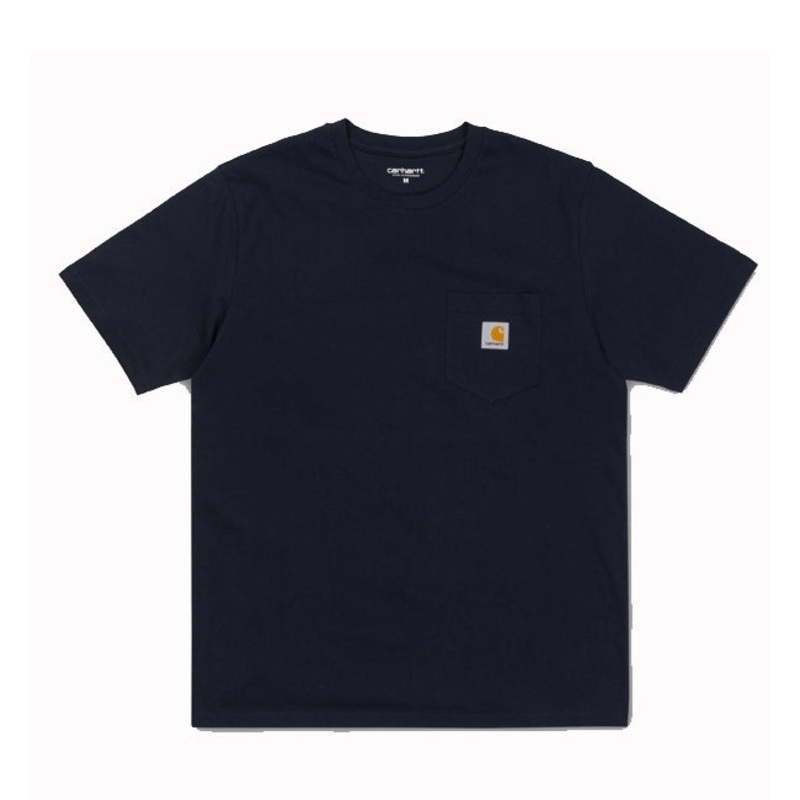 Carhartt Pocket Short Sleeved T Shirt  - Dark Navy