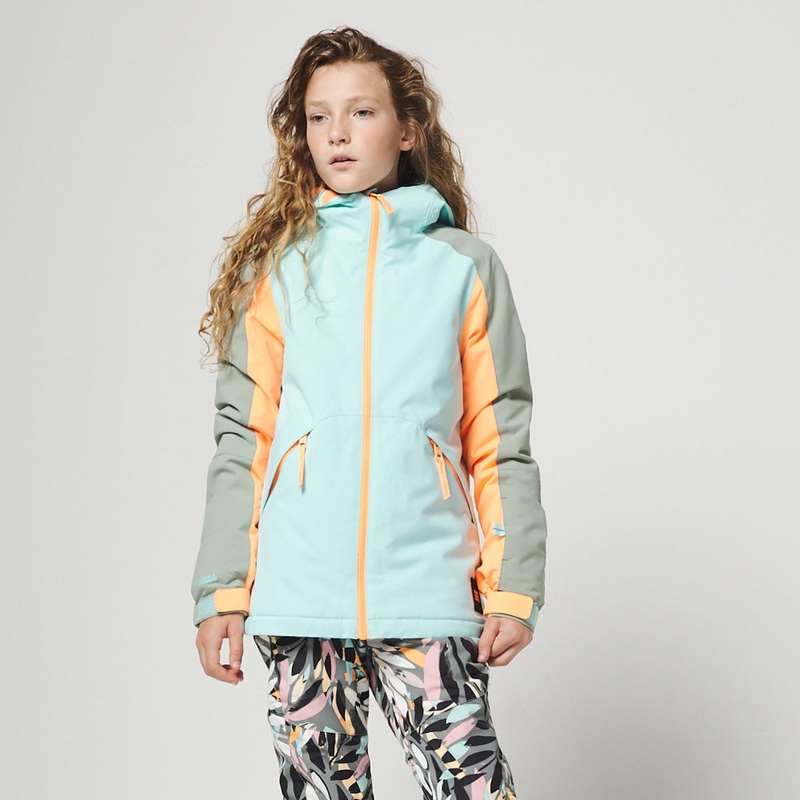 O'Neill Girls Dazzle Snowboard/Ski Jacket - Skylight