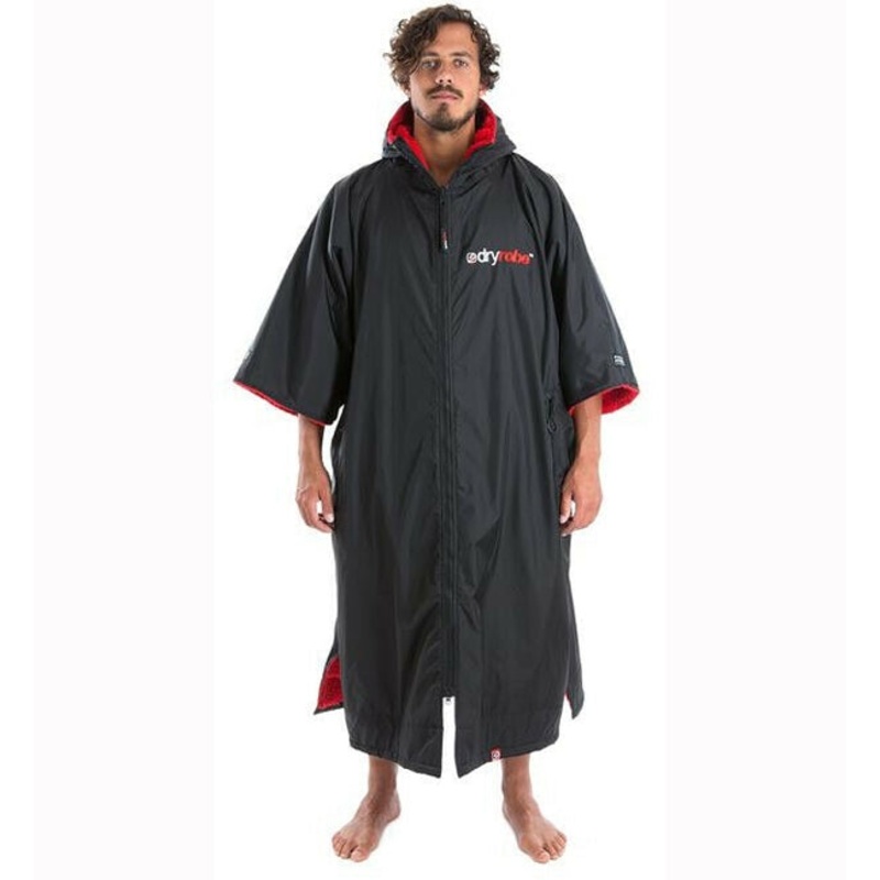 Dryrobe Advance Shortsleeve Medium - Black Red