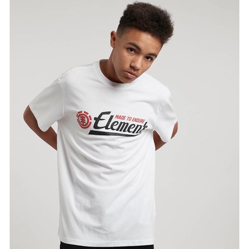 Element Signature T Shirt - Optic White