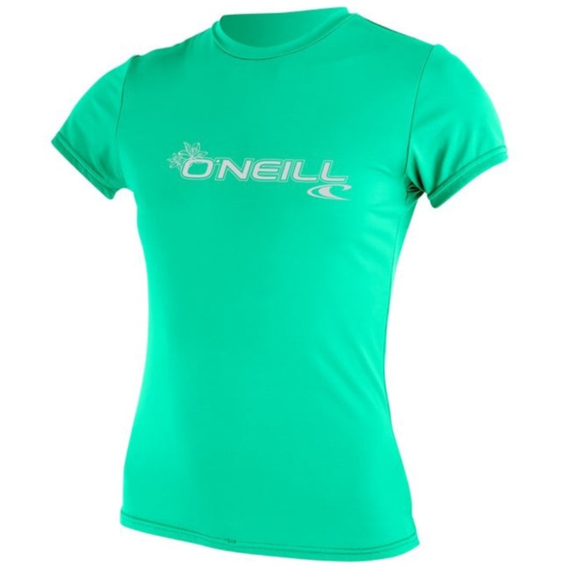 O'Neill Womens Basic Skins Short Sleeved Sun Shirt - Seaglass
