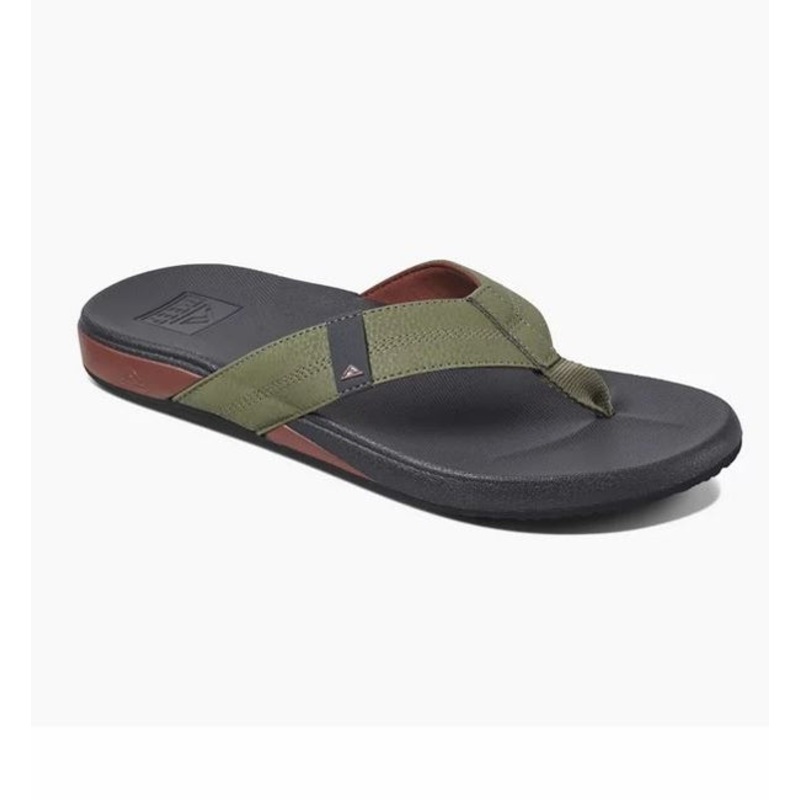 Reef Cushion Bounce Phantom Flip Flops  - Olive Red