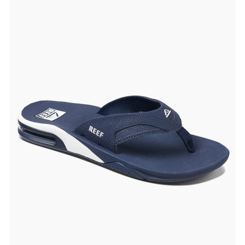 Reef Fanning Flip Flops  - Navy/White