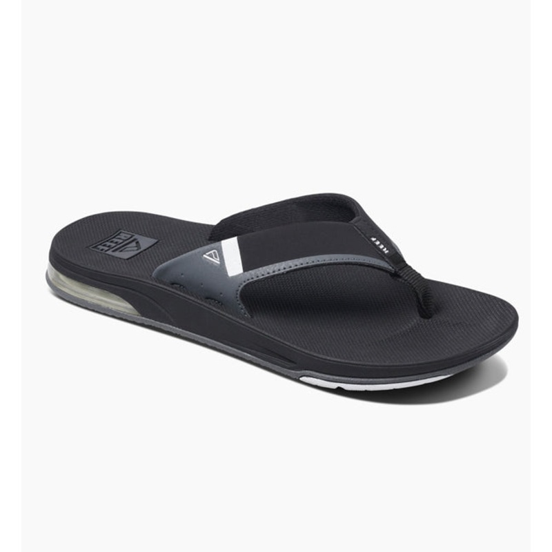 Reef Fanning Low Flip Flops  - Black/White