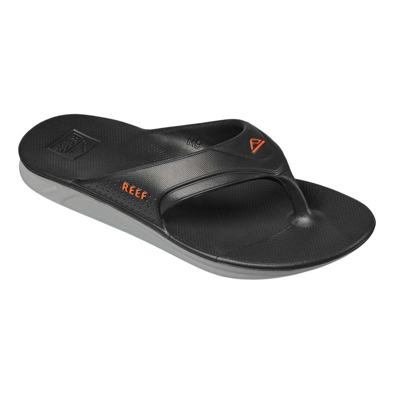 Reef One Flip Flops  - Grey/Orange