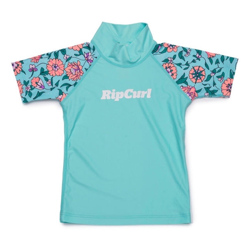 Rip Curl Kids Mini Anak Short Sleeved Rash Vest