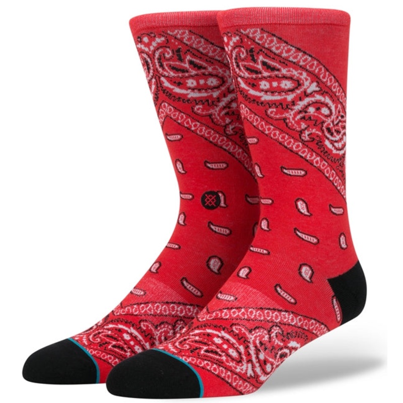 Stance Barrio 2 Red Socks