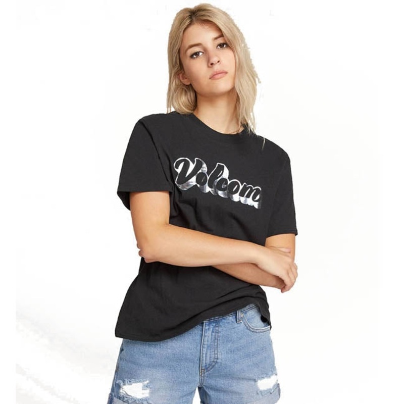 Volcom Womens Stone Slick Short Sleeved T Shirt