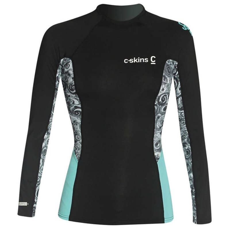 C-Skins Womens Long Sleeved Solace Crew Neck Rash Vest