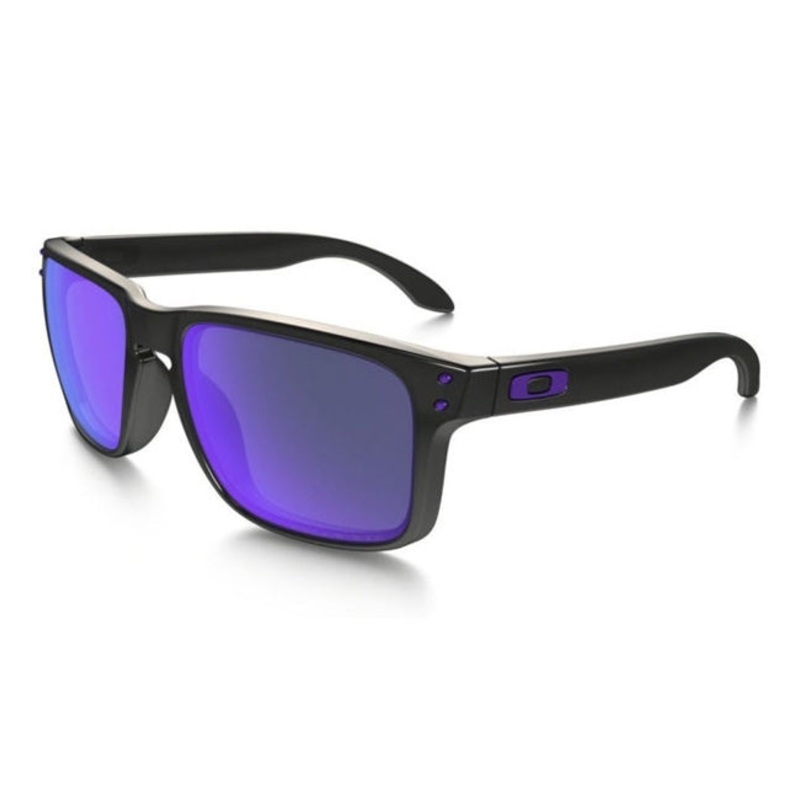 Oakley Holbrook Sunglasses Black Ink with Violet Iridium Lens