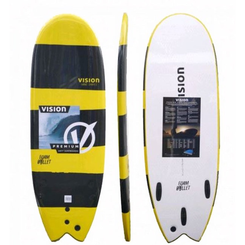 Vision 5"4 Foam Bullet Surfboard