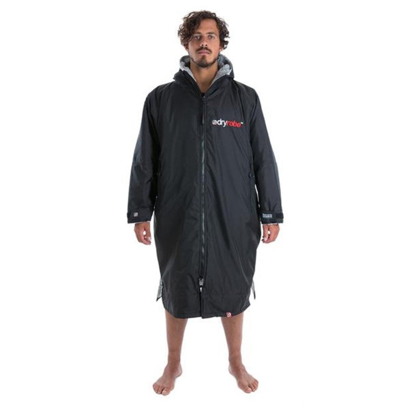 Dryrobe Advance Long Sleeve Large - Black Grey